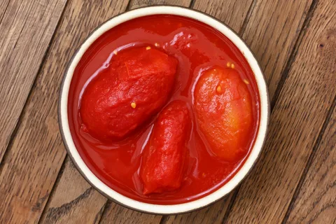 تصویر 1 از کنسرو گوجه فرنگی درسته غلیظ و بدون مواد افزودنی